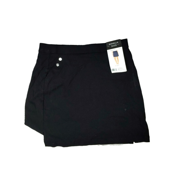 NWT Rafaella Comfort Black Stretch Skort Size Small - Picture 4 of 5
